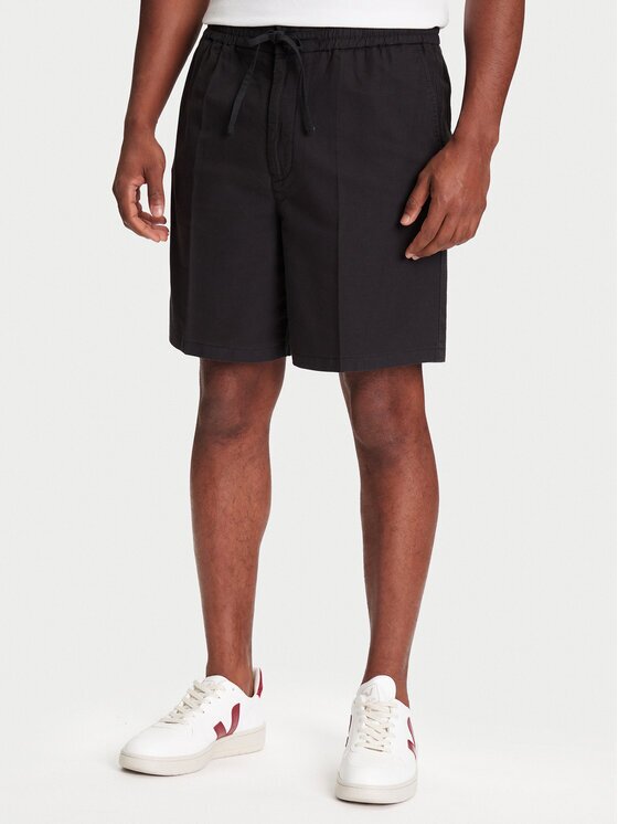 Mustang Шорти от плат Linen 1016459 Екрю Loose Fit