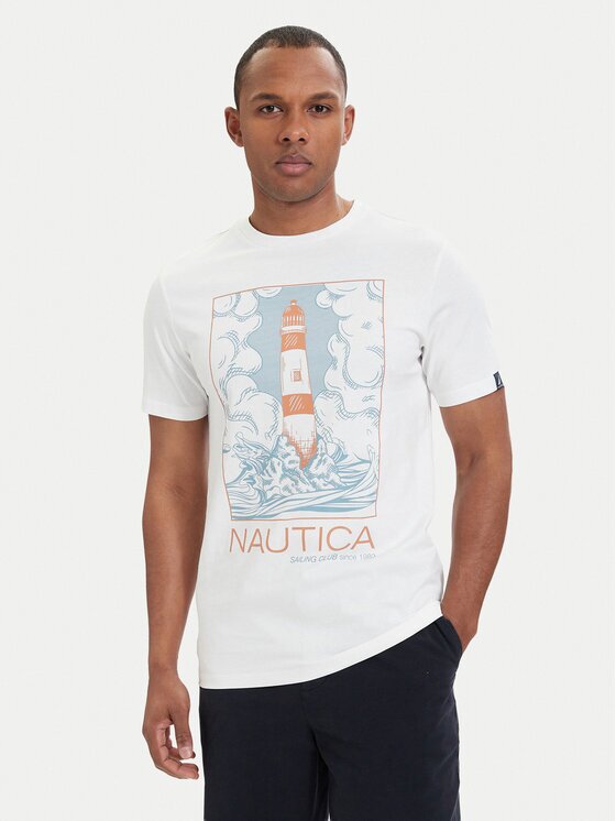 Nautica Тишърт -W126-NAMTS-1012-01P Regular Fit