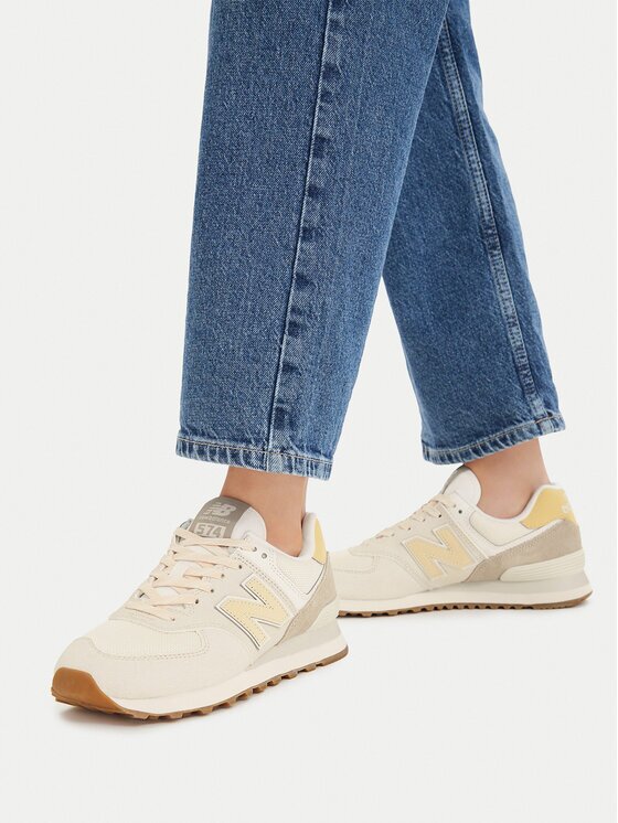 New Balance Сникърси W574VA Кремав