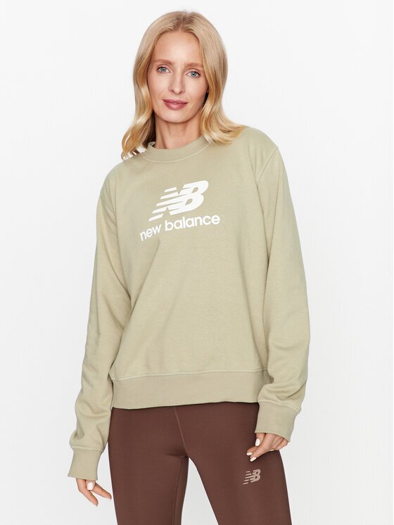 New Balance Суитшърт Essentials Stacked Logo WT31532 Relaxed Fit