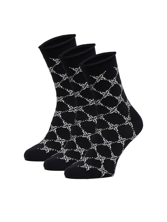 NINE WEST Дълги чорапи CEO_BR_NW_Silver_01_Z_AW25 (3 PACK)