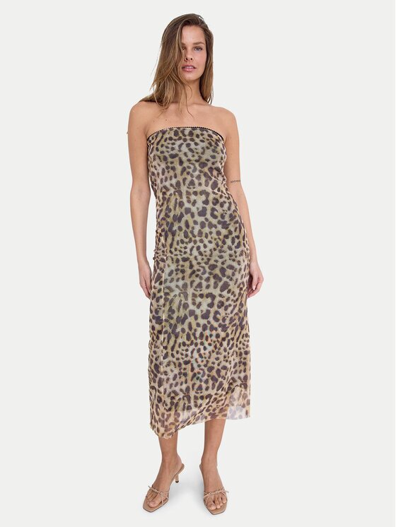 Noisy May Лятна рокля Lesley 27033993 Slim Fit