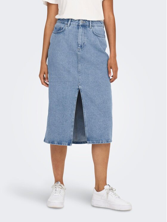 Only Дънкова пола Bianca 15319268 Regular Fit