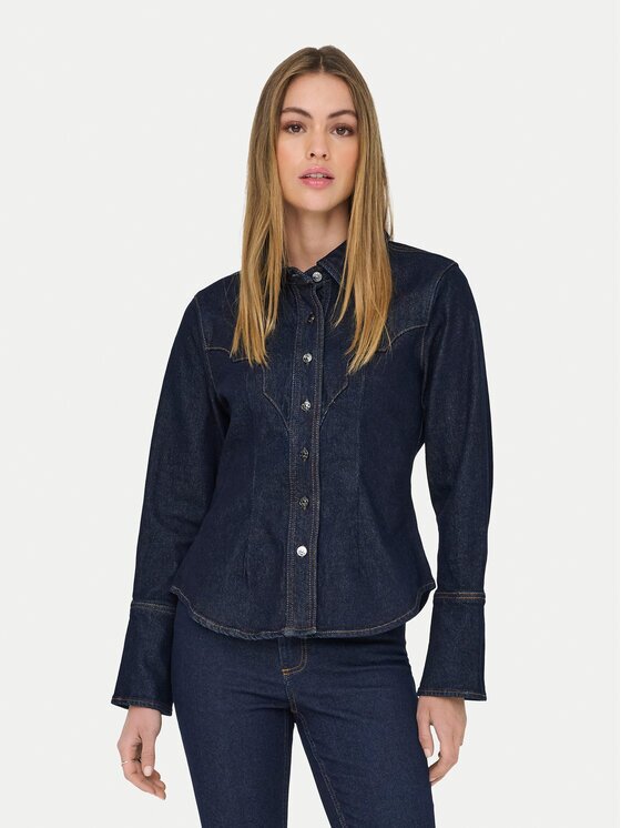Only дънкова риза Perla 15359156 Slim Fit