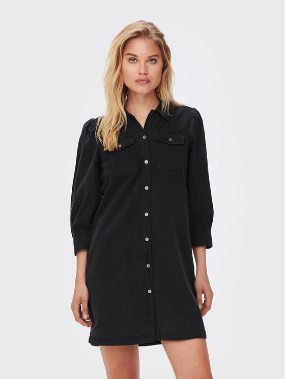 Only Дънкова рокля Felica 15227104 Regular Fit