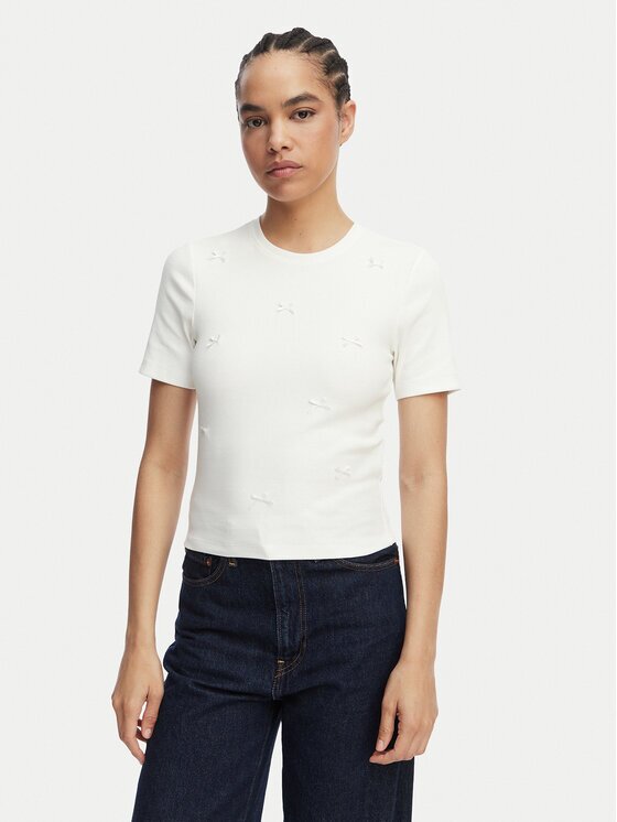 Only Тишърт Femke 15369336 Slim Fit