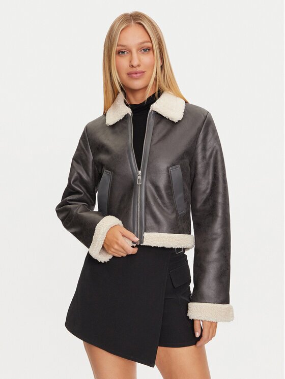 Only Яке от имитация на кожа Betty 15322046 Regular Fit