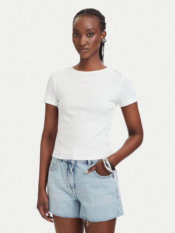 Patrizia Pepe Тишърт 2M4522/J407-W146 Slim Fit
