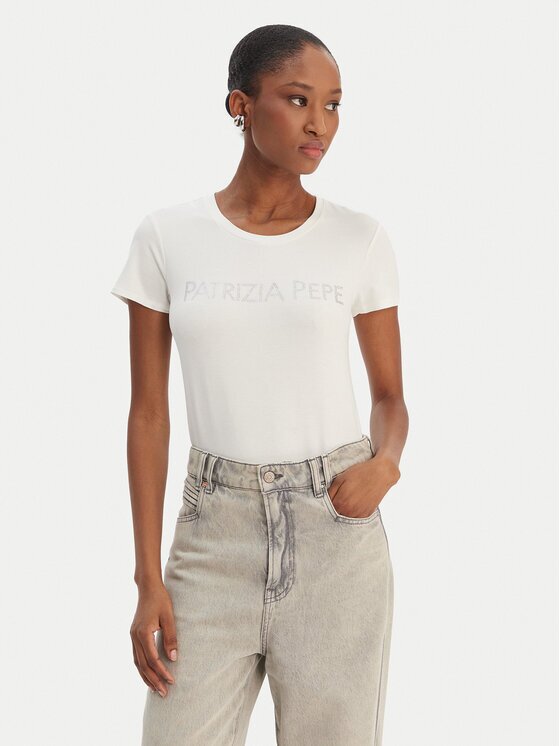 Patrizia Pepe Тишърт CM1419/J013-K103 Regular Fit