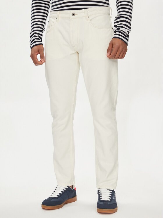 Pepe Jeans Дънки PM207392 Екрю Tapered Fit