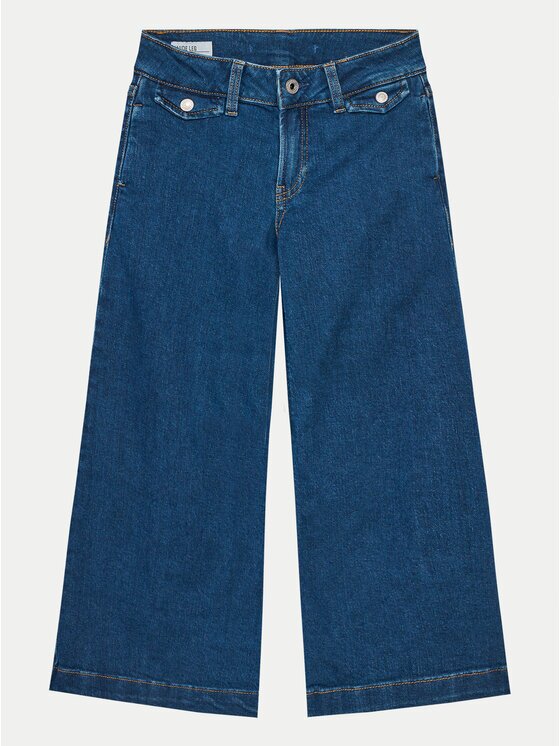 Pepe Jeans Дънки Wide Leg Jeans Mw Jr PG201680 Relaxed Fit