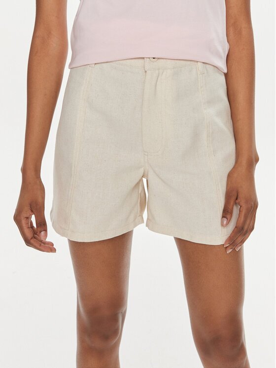 Pepe Jeans Шорти от плат Tilly PL801093 Екрю Regular Fit
