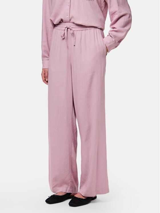 Pieces Текстилни панталони Pia 17149314 Wide Leg