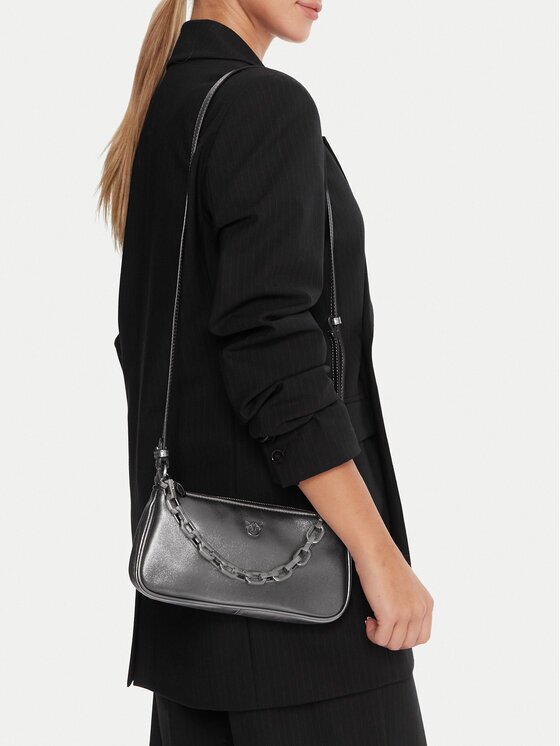 Pinko Дамска чанта Half Moon Baguette Mini AI 25-26 PLTT 105069 A2O9