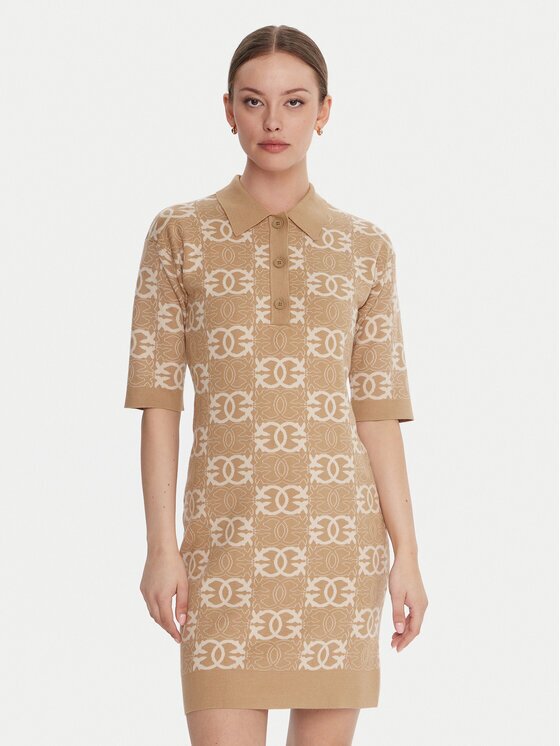 Pinko Плетена рокля Nothing 106039 A2YD Regular Fit