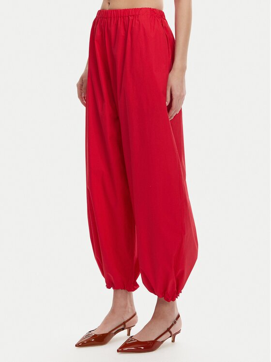 Pinko Текстилни панталони 105210 A2LD Relaxed Fit