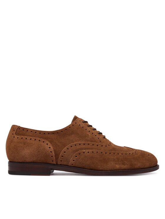 Polo Ralph Lauren Обувки Owen Wingtip 811P15884002 Светлокафяв