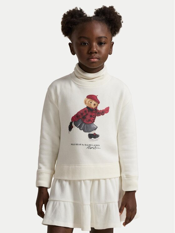 Polo Ralph Lauren Плетена рокля 312981086001 Екрю Regular Fit