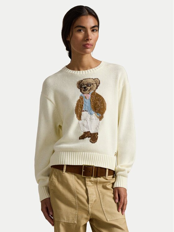 Polo Ralph Lauren Пуловер 211A96248001 Екрю Relaxed Fit