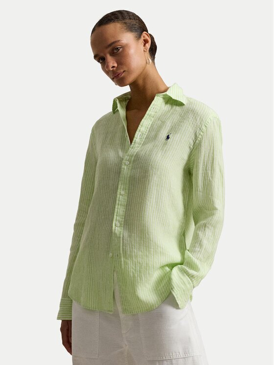 Polo Ralph Lauren Риза 211A96158003 Светлосиньо Classic Fit