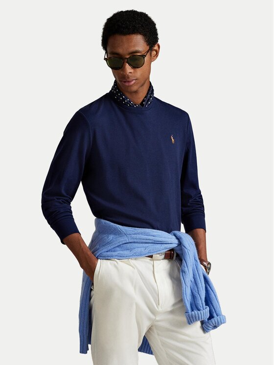 Polo Ralph Lauren Тениска с дълъг ръкав 710760121 Slim Fit