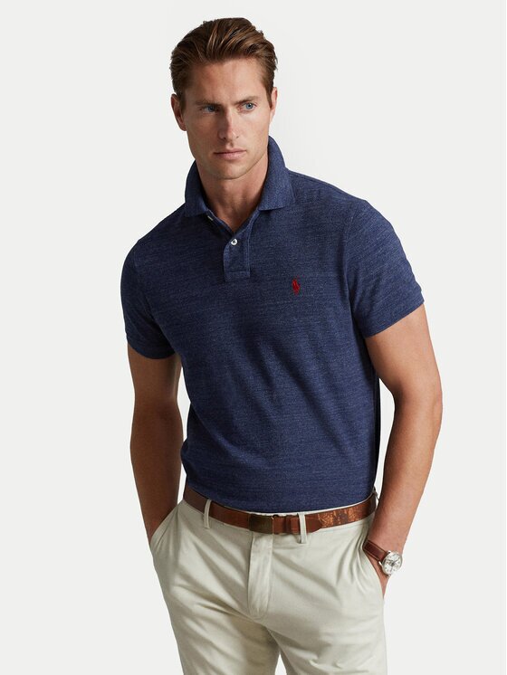 Polo Ralph Lauren Тениска с яка и копчета Core Replen 710666998 Custom Slim Fit