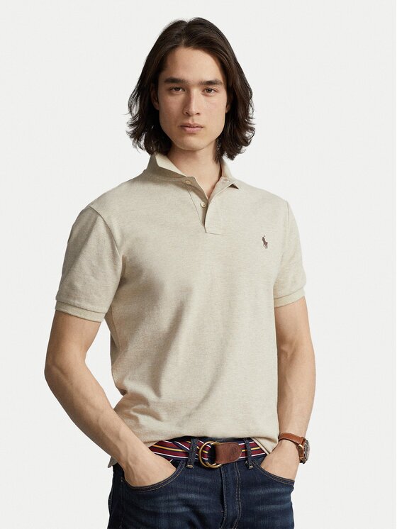 Polo Ralph Lauren Тениска с яка и копчета 710680784292 Custom Slim Fit