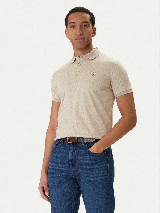 Polo Ralph Lauren Тениска с яка и копчета 710704319505 Custom Slim Fit