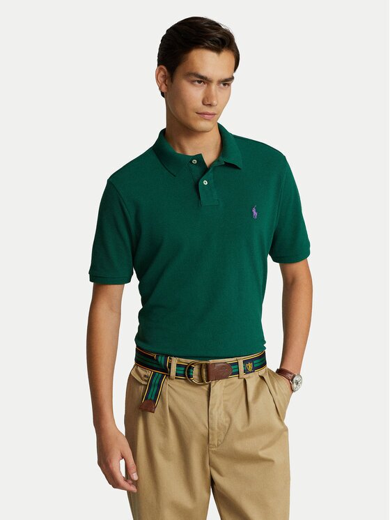 Polo Ralph Lauren Тениска с яка и копчета Core Replen 710782592 Custom Slim Fit