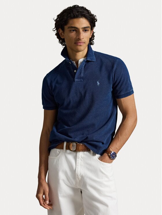 Polo Ralph Lauren Тениска с яка и копчета 710970582001 Custom Slim Fit