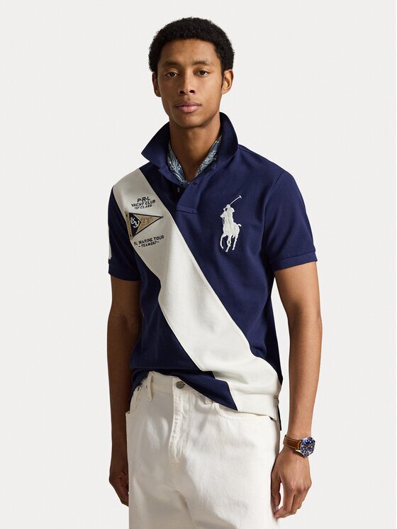 Polo Ralph Lauren Тениска с яка и копчета 710B21920001 Regular Fit