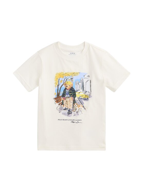 Polo Ralph Lauren Тишърт 322979493001 Екрю Regular Fit