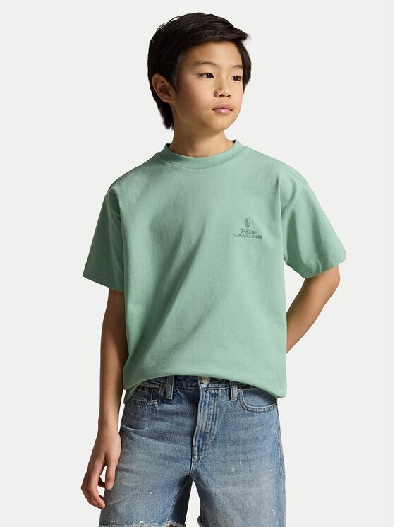 Polo Ralph Lauren Тишърт 323A12286004 Екрю Oversize