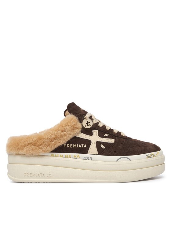 Premiata Сникърси Micol Var 7851M Тъмнокафяв