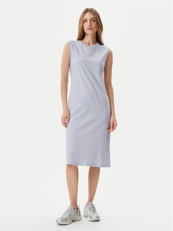 Puma Ежедневна рокля Ess 685643 Светлосиньо Slim Fit