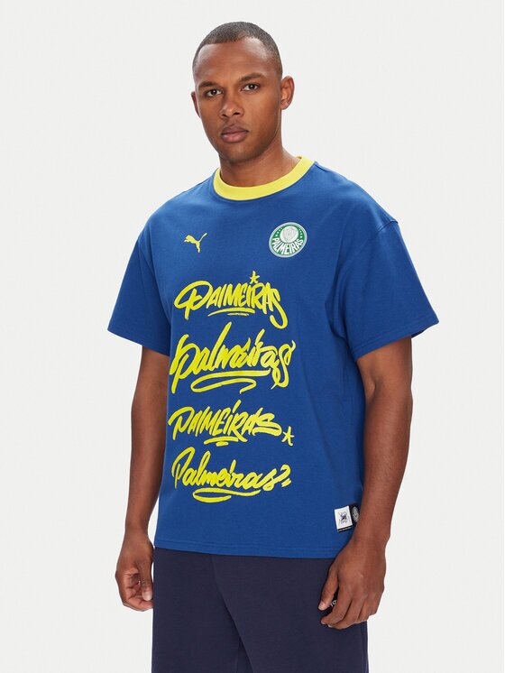 Puma Тишърт CWC Hoops x Palmeiras 631704 Regular Fit