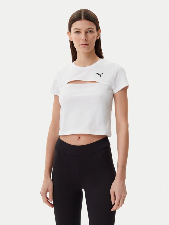 Puma Тишърт Ess Cut-Out 631164 Slim Fit