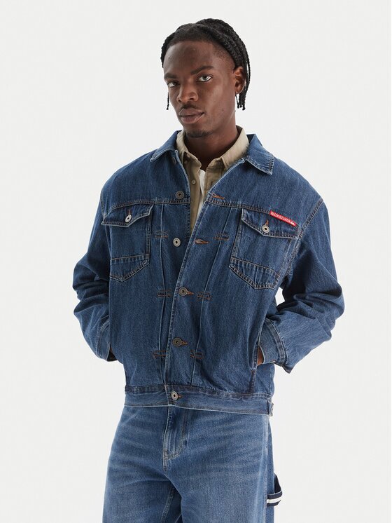 Quiksilver Дънково яке All Ride Denim Jkt EQYJK04177 Regular Fit