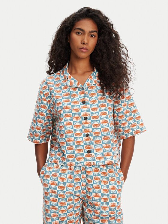 Quiksilver Риза Dad Crop Fit EQWWT03144 Relaxed Fit