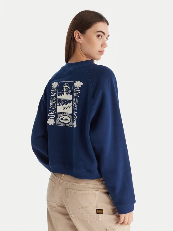 Quiksilver Суитшърт Graphic Crew EQWFT03198 Regular Fit