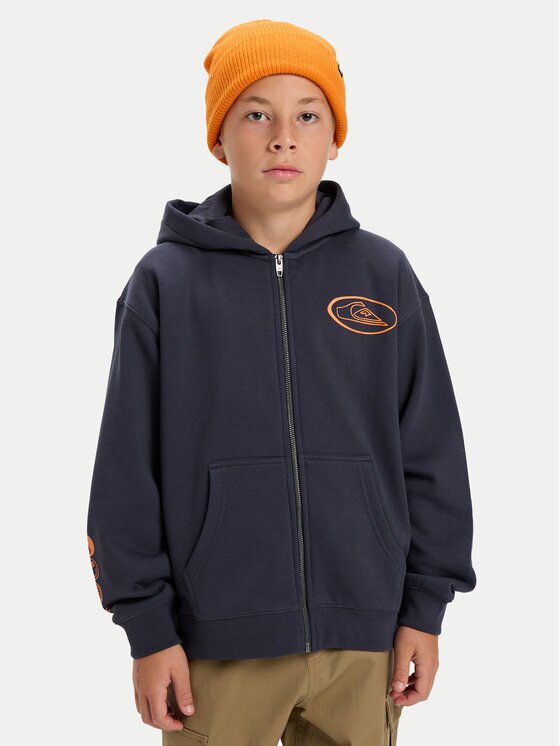 Quiksilver Суитшърт Salt Water Graphic Zip EQBFT03962 Regular Fit