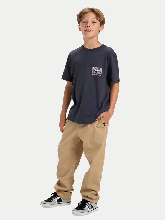 Quiksilver Текстилни панталони Taxer Heavy Twill EQBNP03132 Cargo Fit