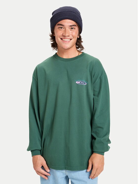 Quiksilver Тениска с дълъг ръкав Hw Hollow Coves EQYZT08202 Comfort Fit