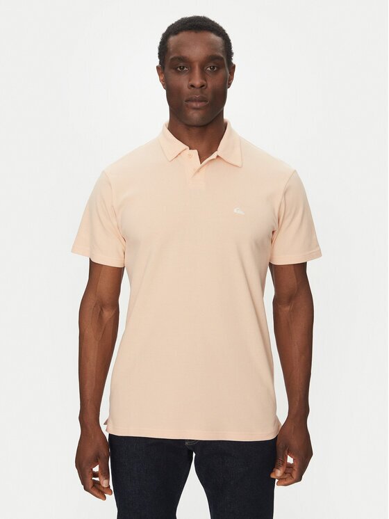 Quiksilver Тениска с яка и копчета EQYKT04375 Regular Fit