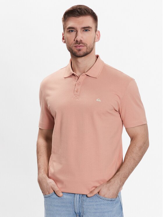 Quiksilver Тениска с яка и копчета Essentials EQYKT04094 Regular Fit