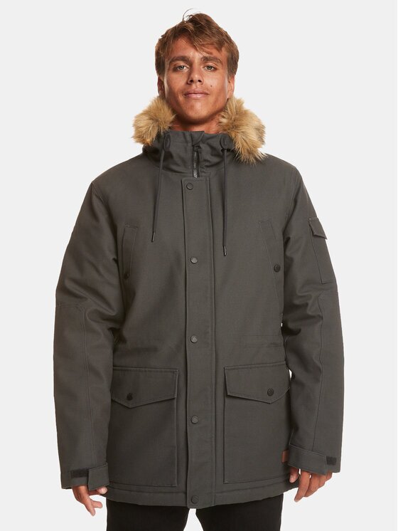 Quiksilver Зимно яке Long Trip Jckt EQYJK03988 Regular Fit