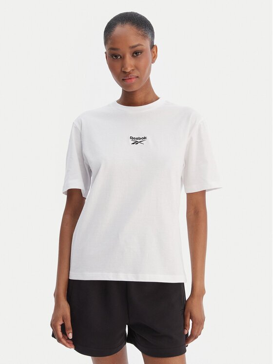 Reebok Тишърт Suzie RK25505CCW Светлосиньо Relaxed Fit