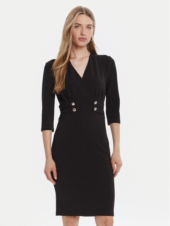 Rinascimento Коктейлна рокля CFC0126151003 Slim Fit