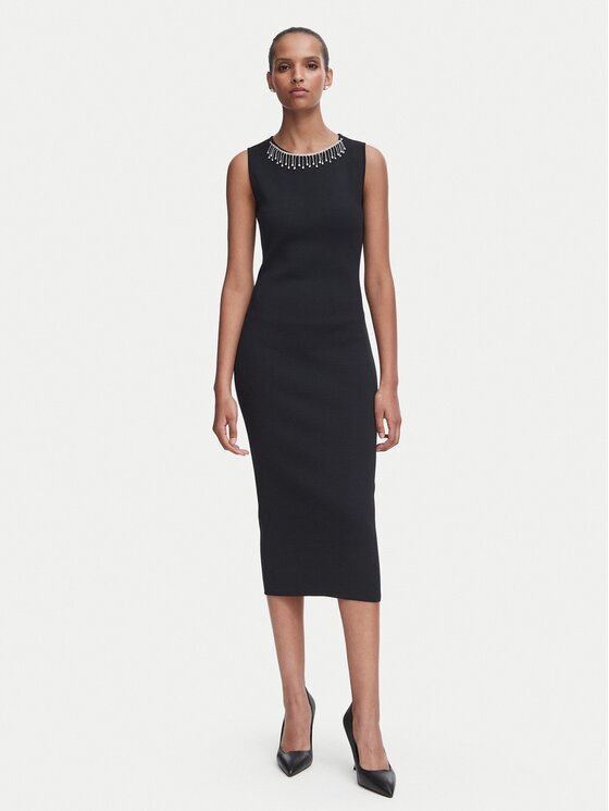 Rinascimento Коктейлна рокля CFM0012352003 Slim Fit
