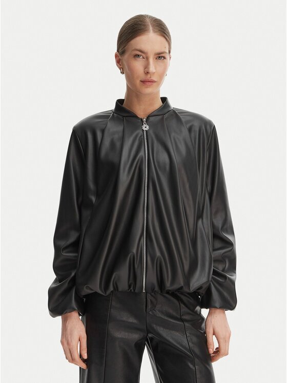 Rinascimento Яке от имитация на кожа CFC0127530003 Relaxed Fit